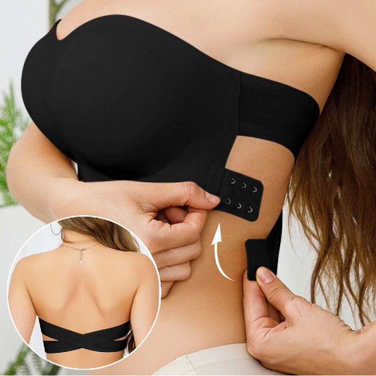 πLAST DAY - BUY 1 GET 1 FREEπStrapless Wireless Bra with Crossover Side Closure