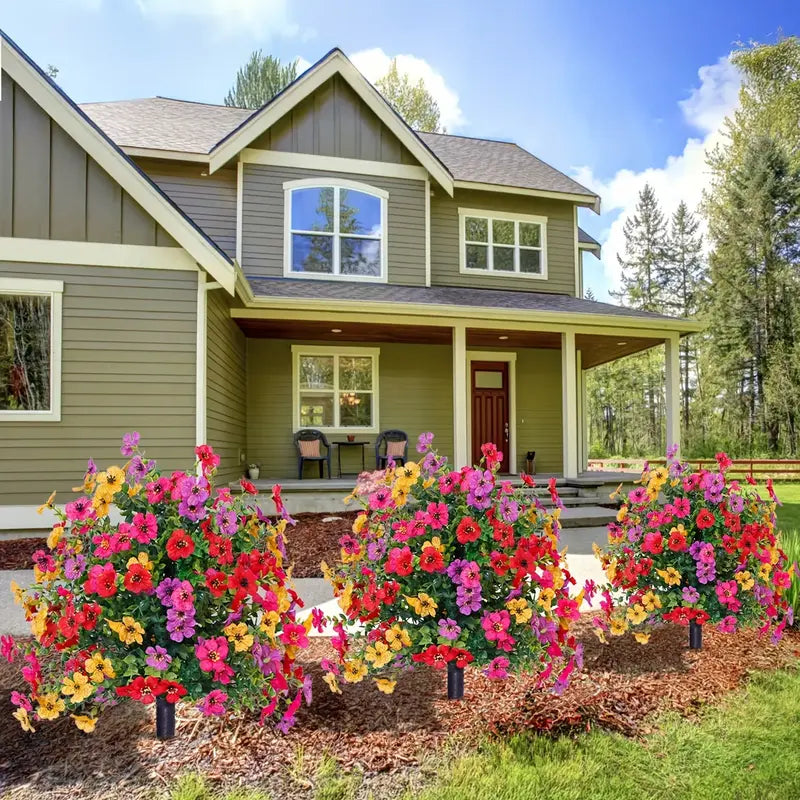 All Season Artificial Flower Stakes Indoor & Outdoor.