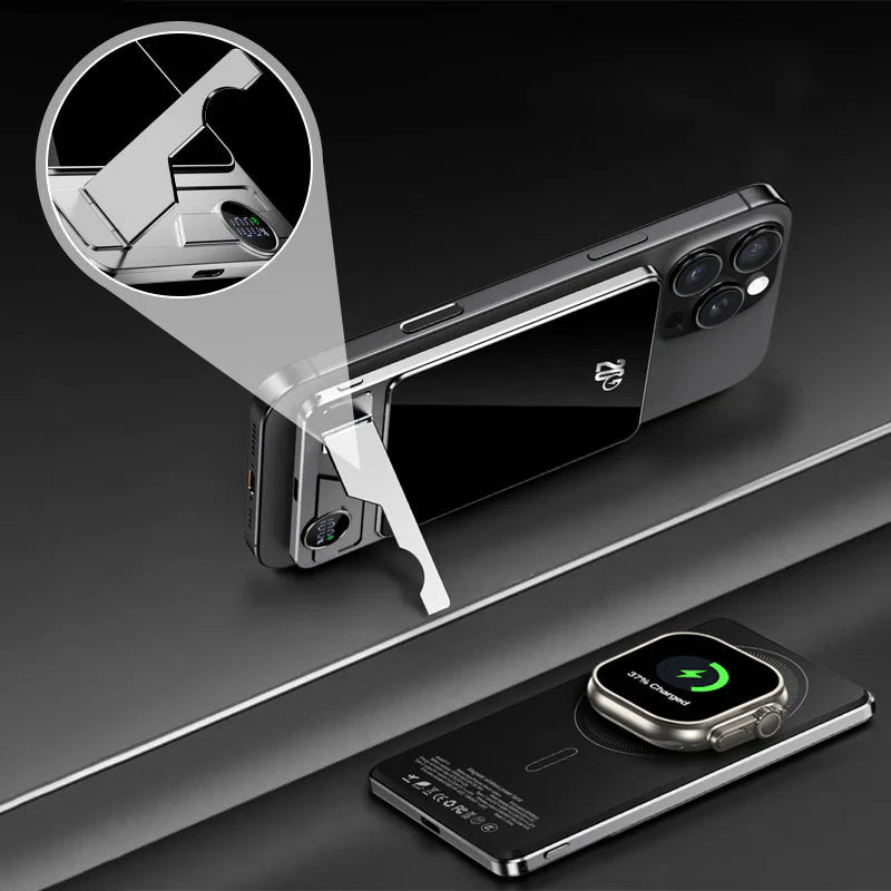 🔋✨Professional Magnetic Charger for Travelers & Professionals 🧲| 15W Wireless