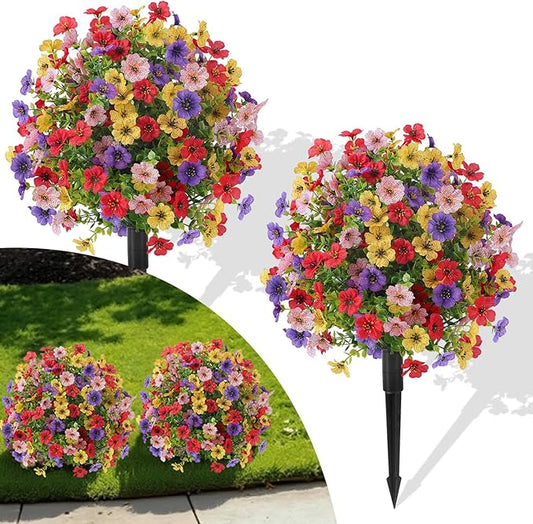 All Season Artificial Flower Stakes Indoor & Outdoor.