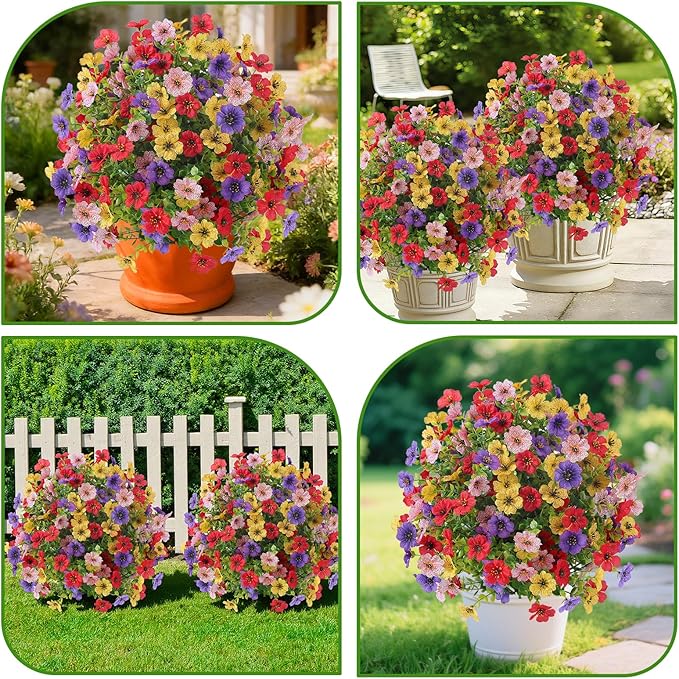 All Season Artificial Flower Stakes Indoor & Outdoor.