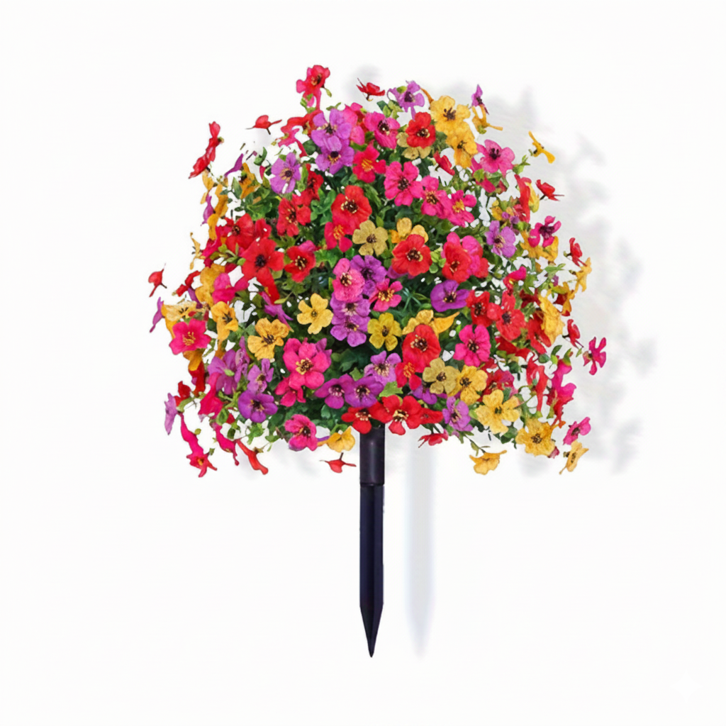 All Season Artificial Flower Stakes Indoor & Outdoor.