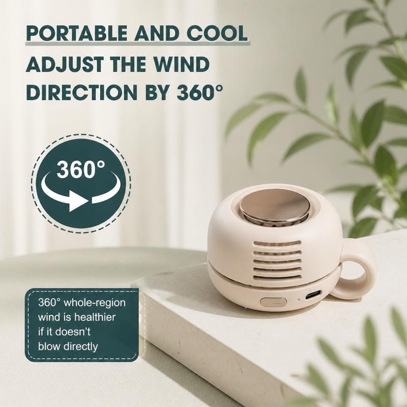 🌟 Portable Silent Mini Bladeless Electric Fan 🌟