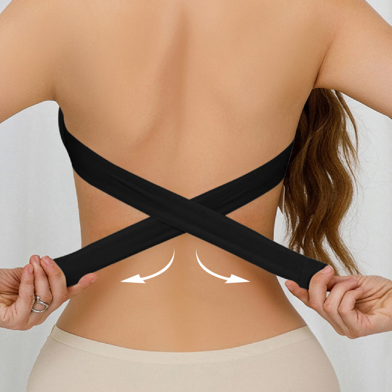 💜LAST DAY - BUY 1 GET 1 FREE💜Strapless Wireless Bra with Crossover Side Closure